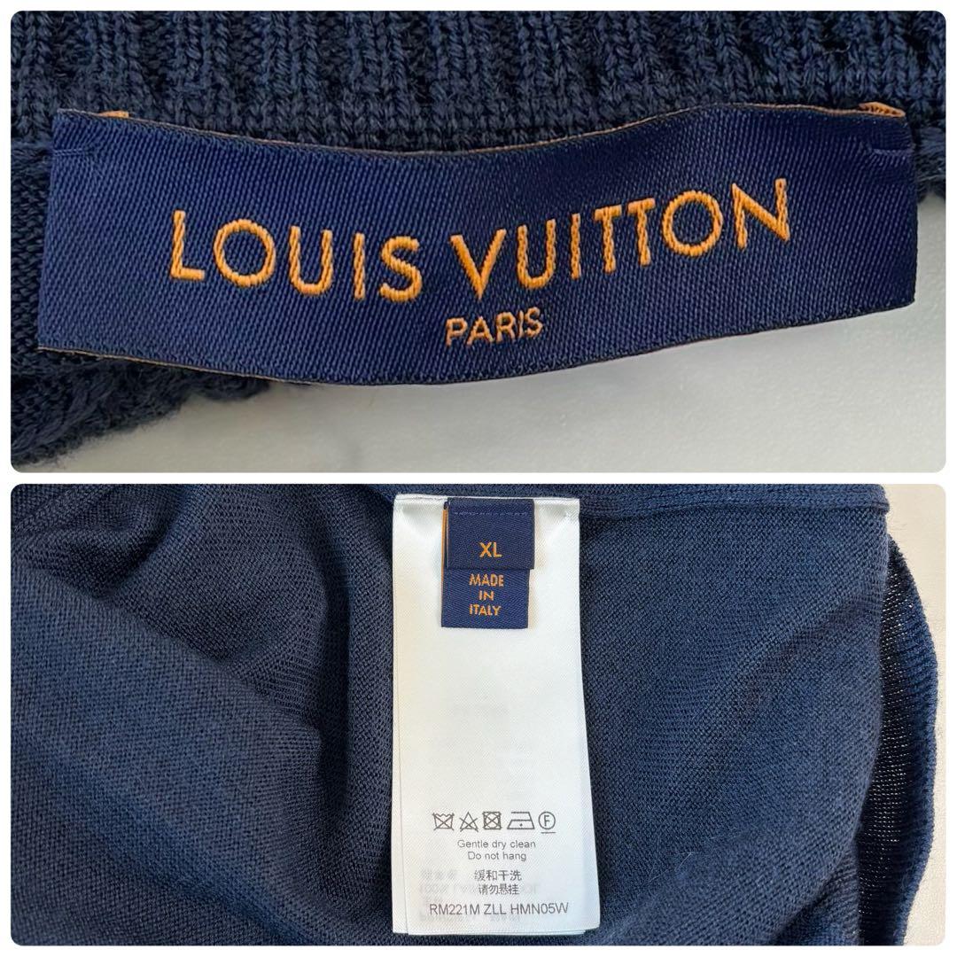 極美品 ルイヴィトン× NIGO インタルシアハート タートルネックニット XL