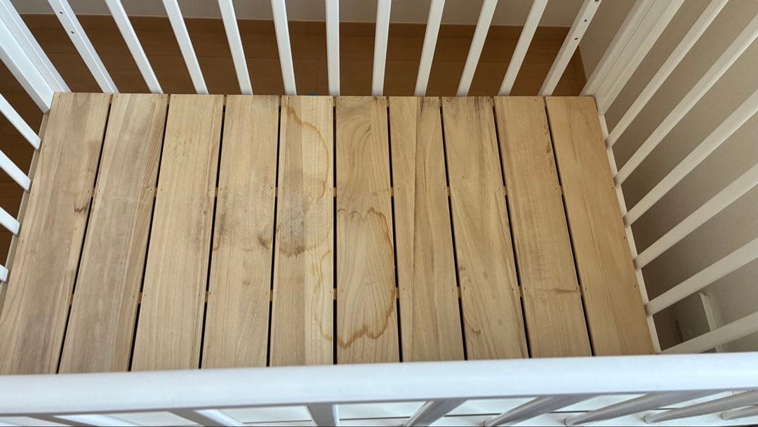 KATOJI ベビーベッド　ハイタイプ　ホワイト【神奈川県横浜市直接取引】