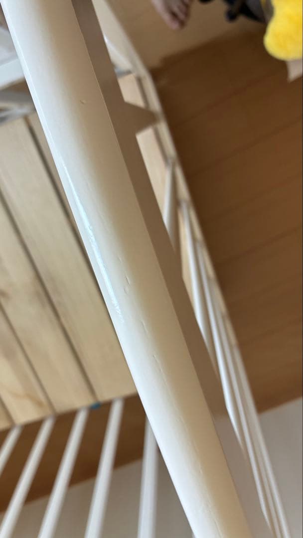 KATOJI ベビーベッド　ハイタイプ　ホワイト【神奈川県横浜市直接取引】