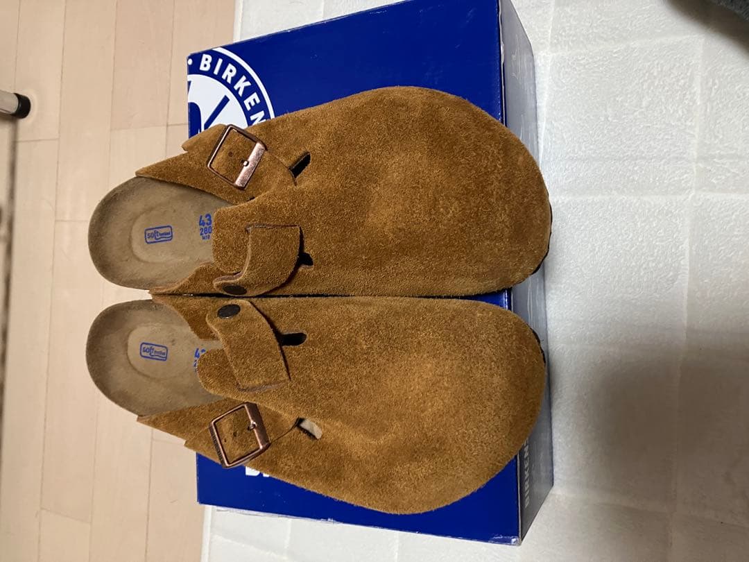 BIRKENSTOCK ブラウン スエード サンダル　ボストン　43