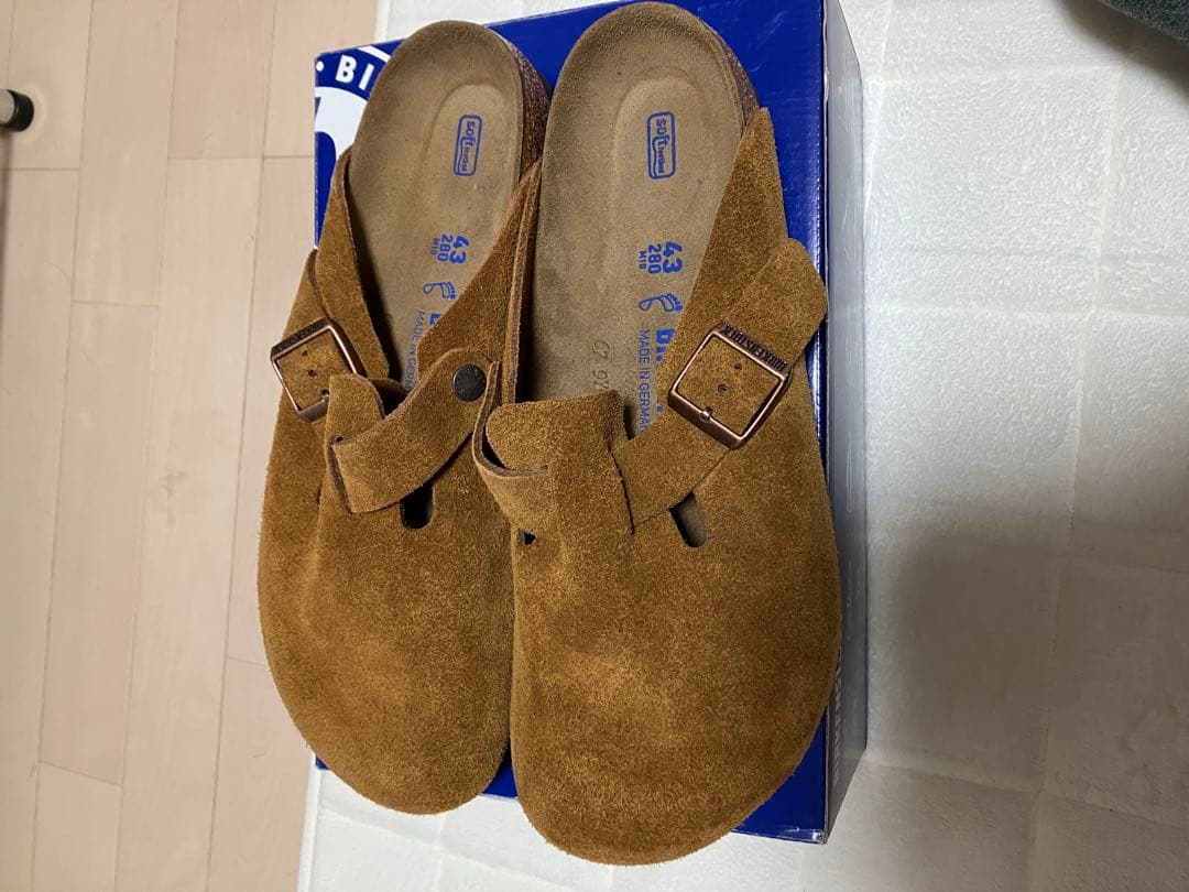 BIRKENSTOCK ブラウン スエード サンダル　ボストン　43