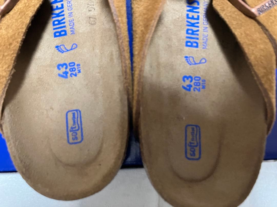 BIRKENSTOCK ブラウン スエード サンダル　ボストン　43