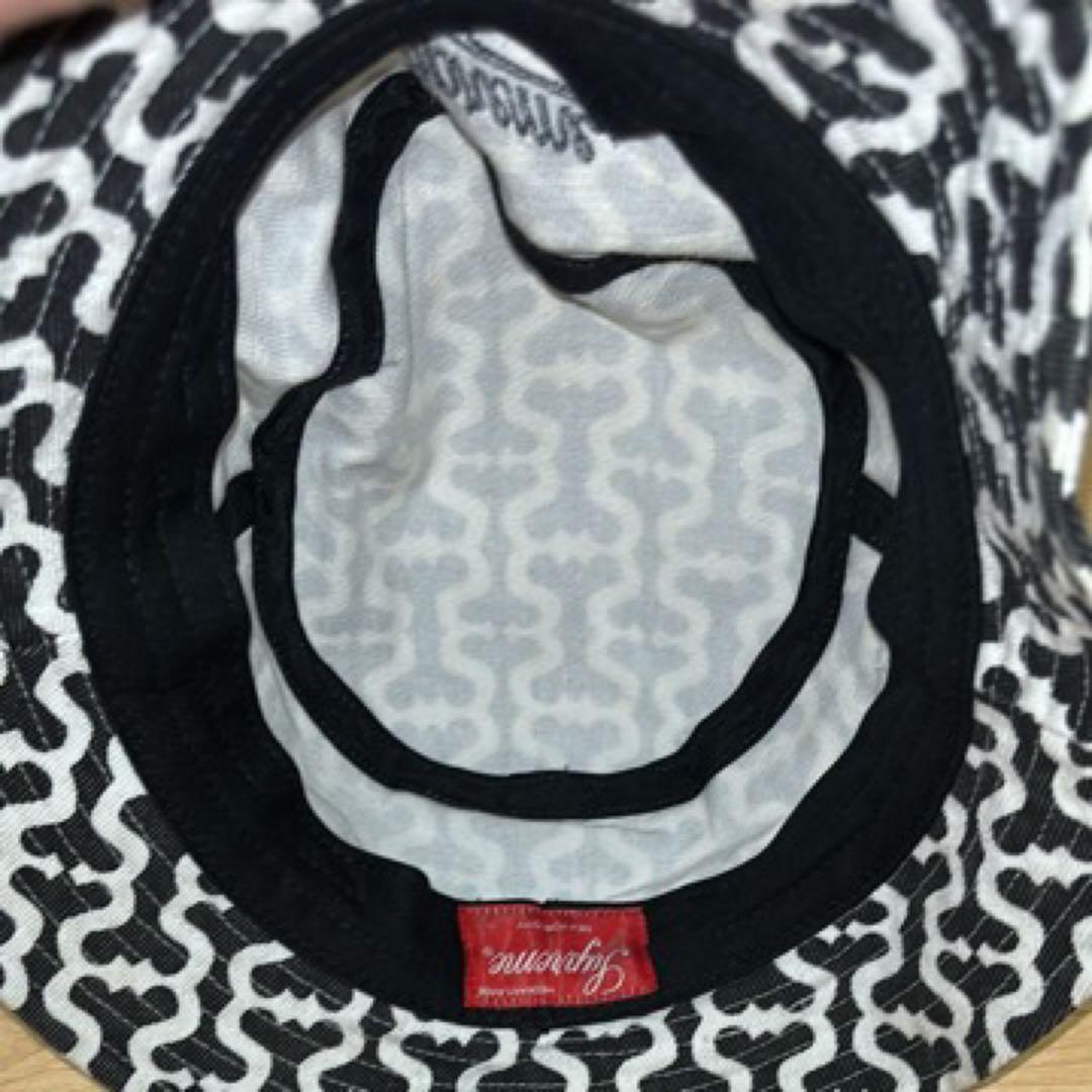 【supreme】バケットハット 黒白パターン