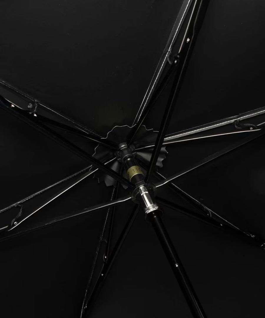 ビューランス カリグラフィー刺しゅう柄 晴雨兼用傘 (トップフラット折傘)