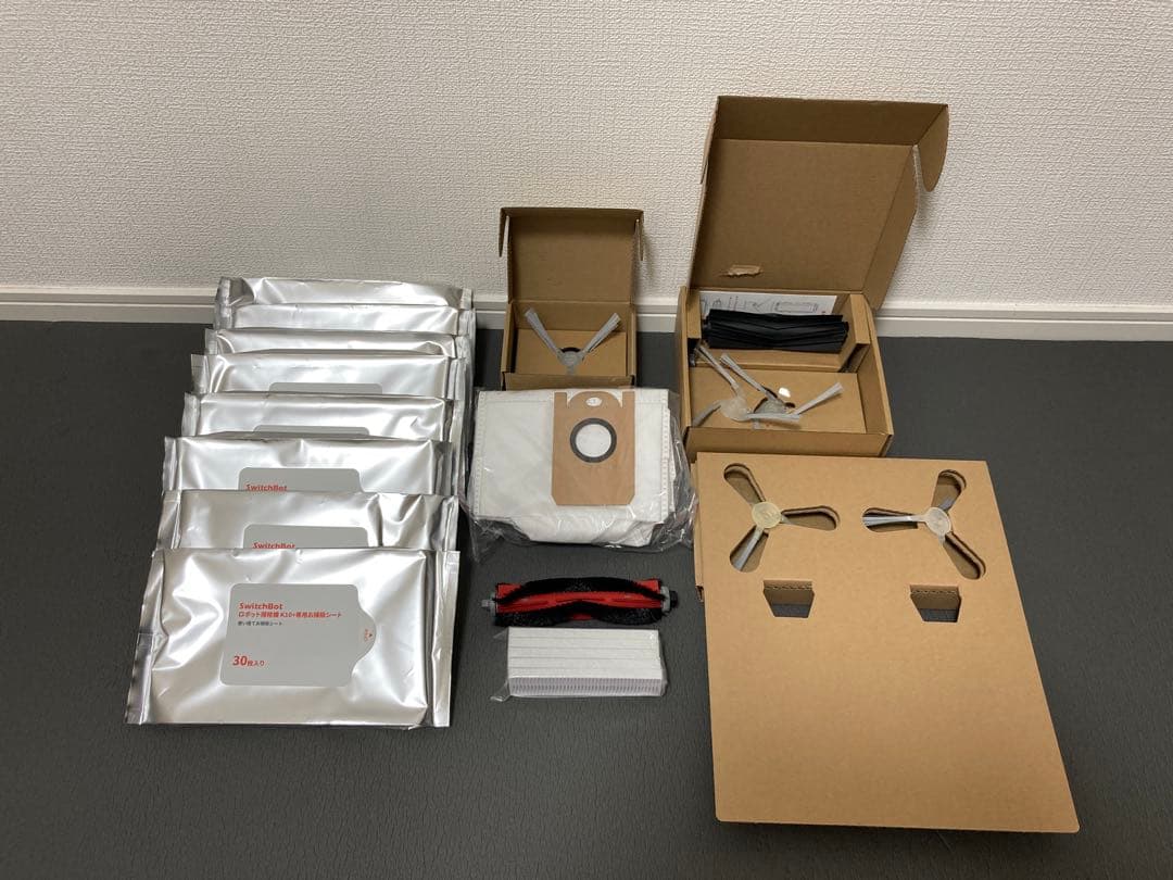 SwitchBot K10+ ロボット掃除機 専用一年分アクセサリー付属版1/2