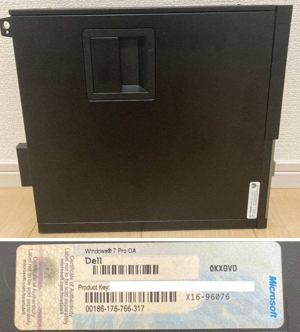 ミニPC DELL OptiPlex 790 i5 7GB SSD+HDD Win11