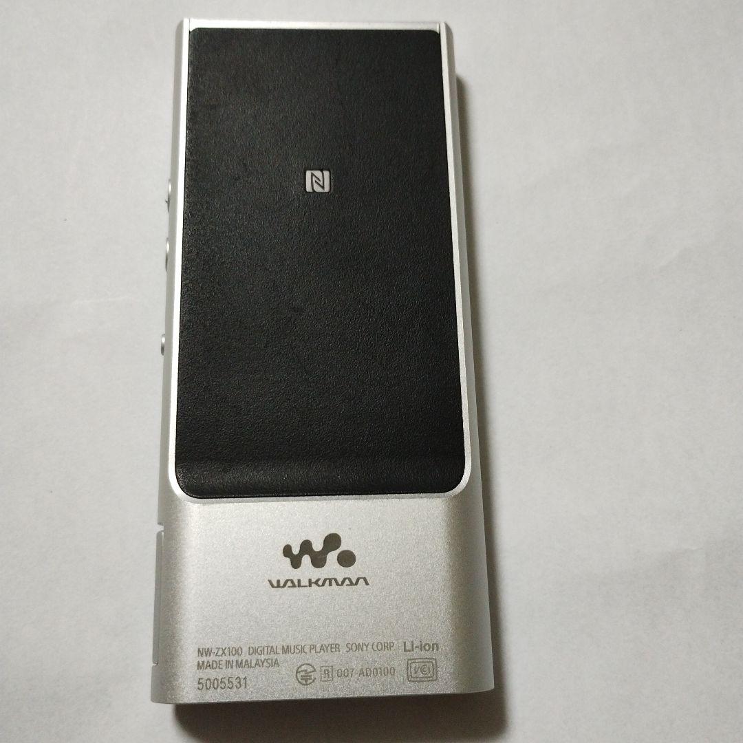 SONY ウォークマン ハイレゾ音源対応 NW-ZX100　純正レザーケース付き