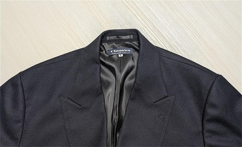 【新品】CAHLUMN/ Double Breasted Navy blazer