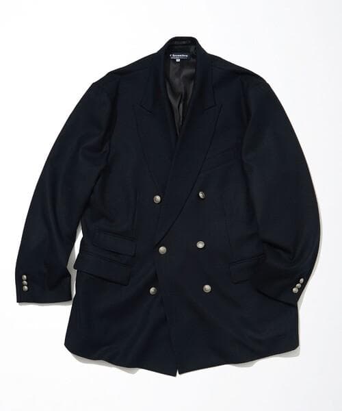 【新品】CAHLUMN/ Double Breasted Navy blazer