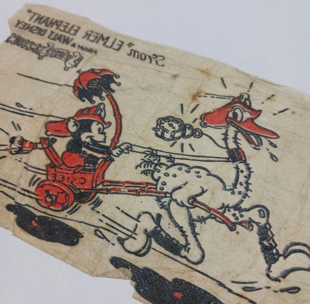 ビンテージ転写紙 アイロンプリント ウォルト・ディズニー 40s 50s