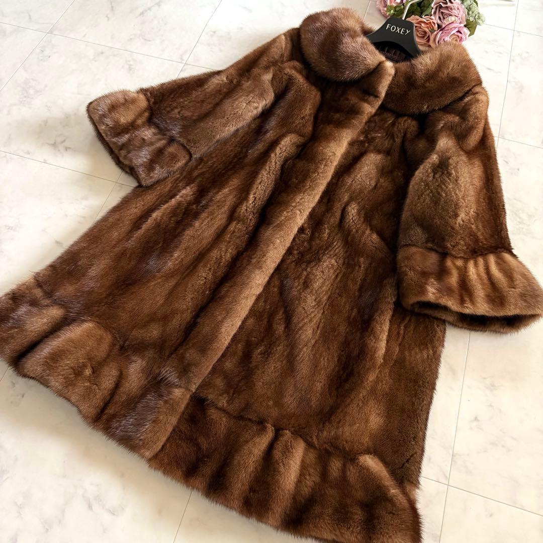 近年モデル★デミバフミク フレア ファーコートノースビーチ NAFA 5星 軽量