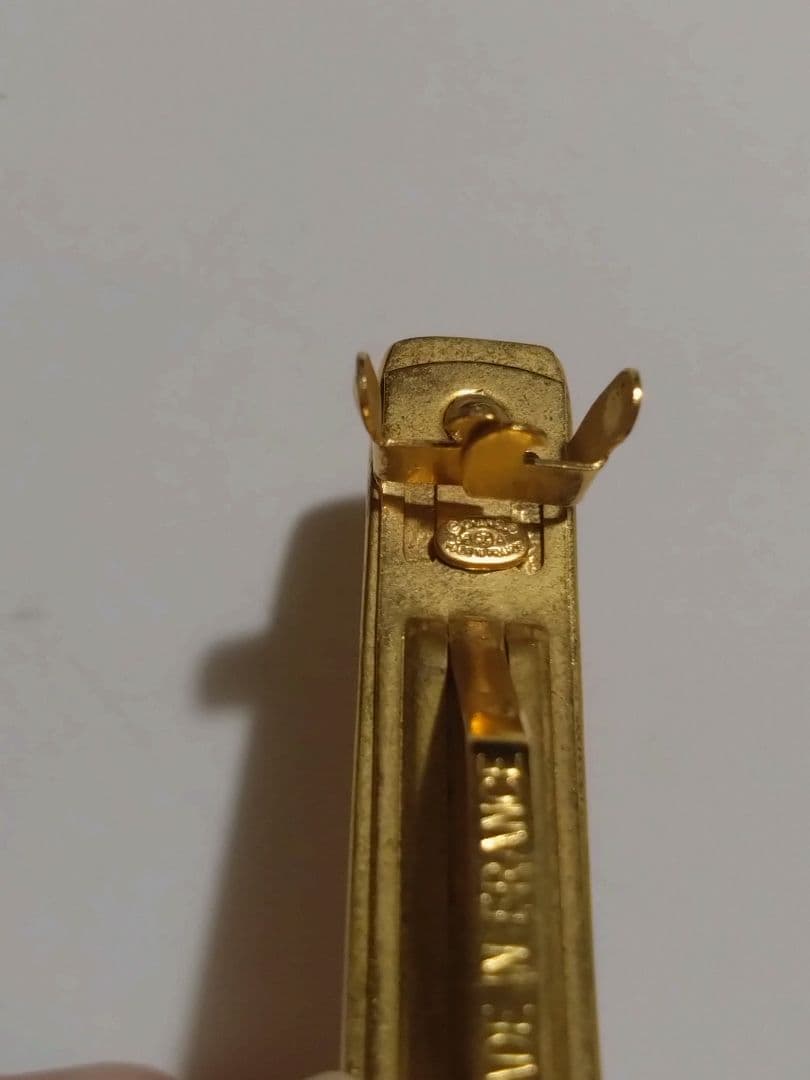 【レトロ・ビンテージ】CHANEL ゴールド ヘアクリップ