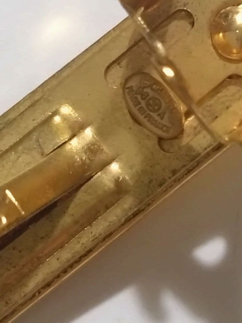 【レトロ・ビンテージ】CHANEL ゴールド ヘアクリップ