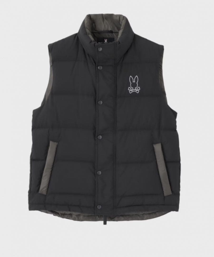 【新品未使用】サイコバニー　psycho bunny ダウンベスト　L
