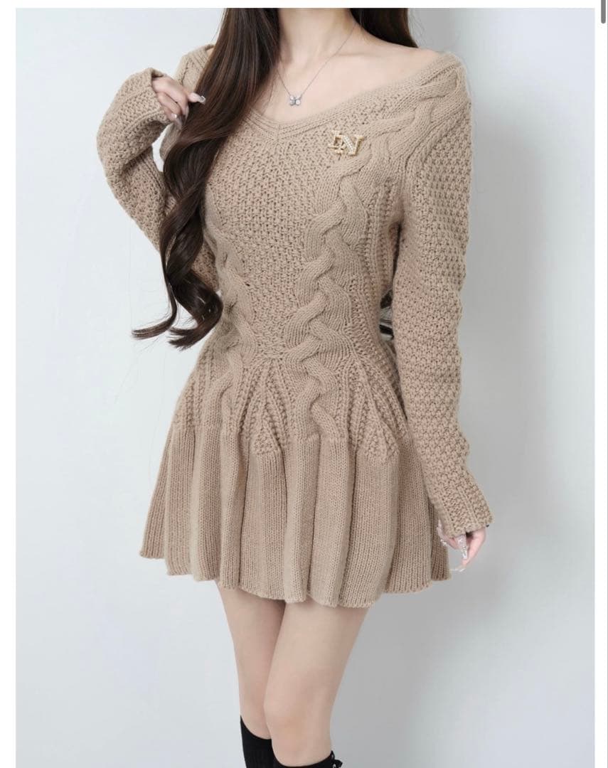 ルミニョン　Lumignon ニットワンピース