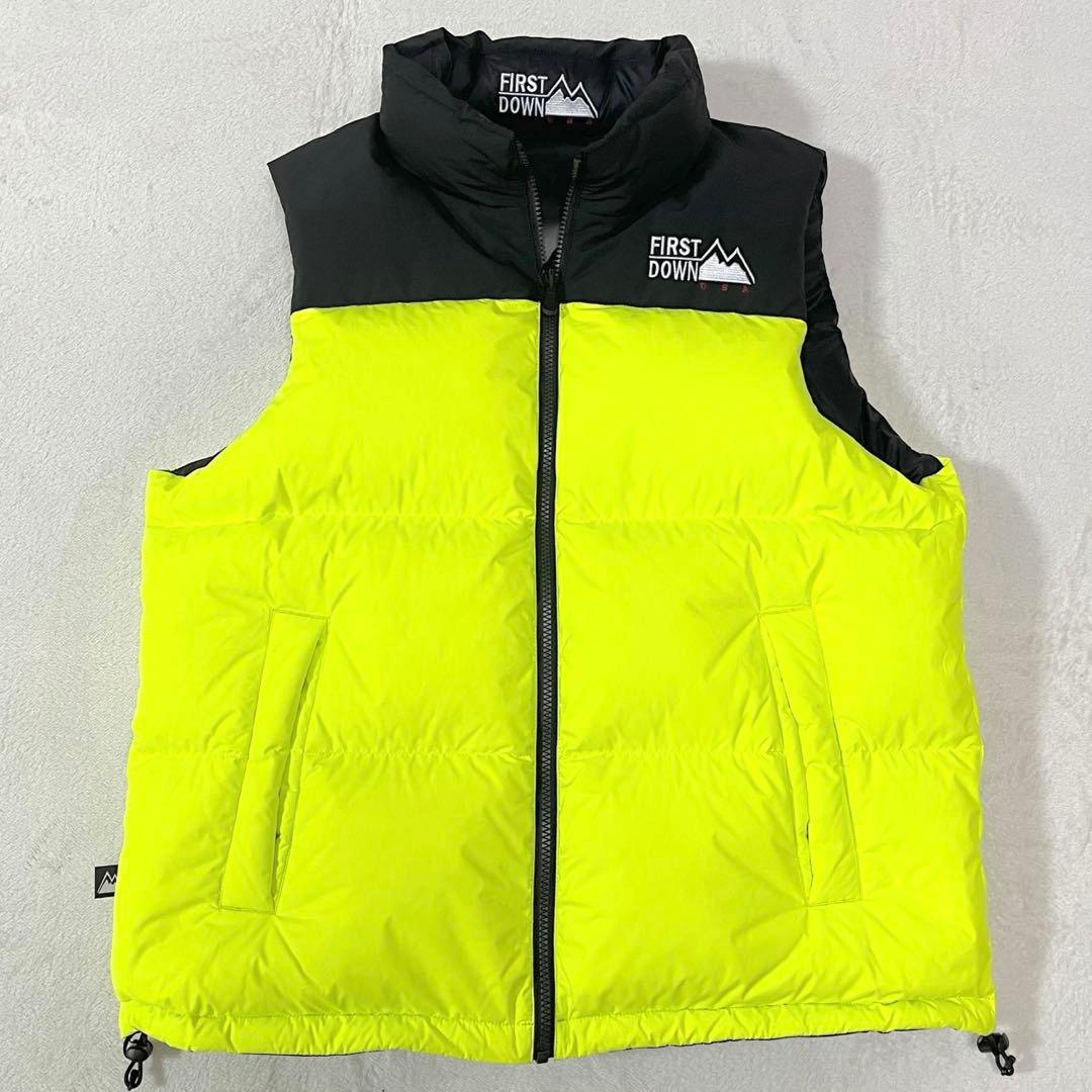 【未使用タグ付】ファーストダウン　ダウンベスト　リバーシ　700F　定価2.5万
