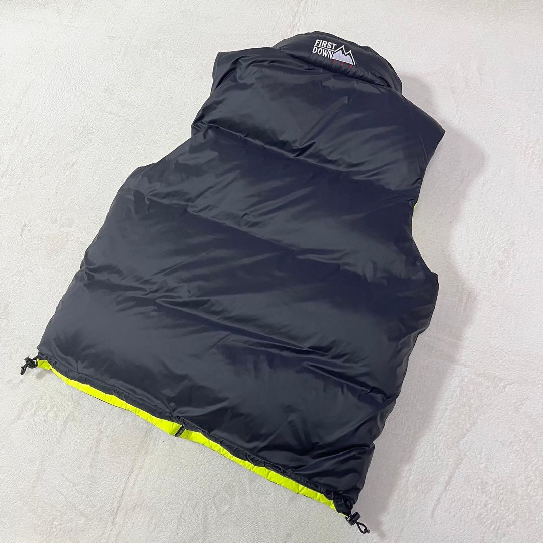 【未使用タグ付】ファーストダウン　ダウンベスト　リバーシ　700F　定価2.5万