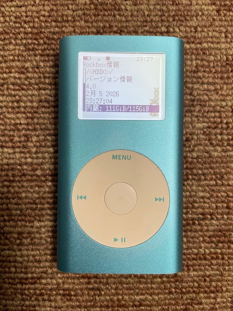 Apple iPod mini 第2世代 128GB Blue