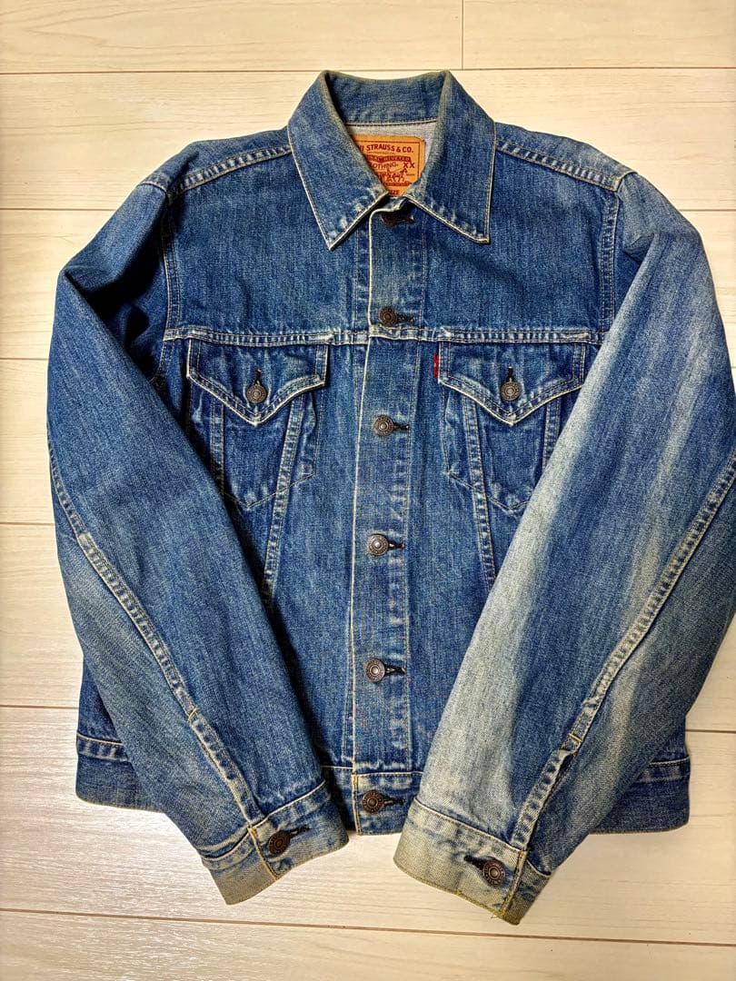 90s Levi’s 71557デニムジャケット 40 3rd 日本製 BigE