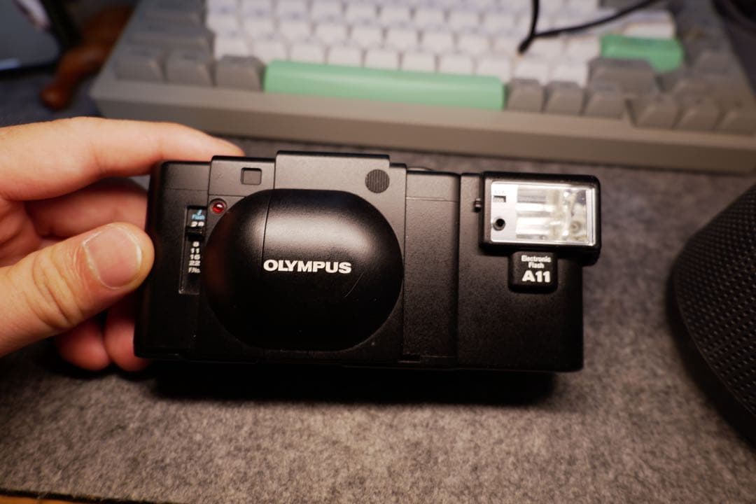 OLYMPUS XA フィルムカメラ A11フラッシュ付き