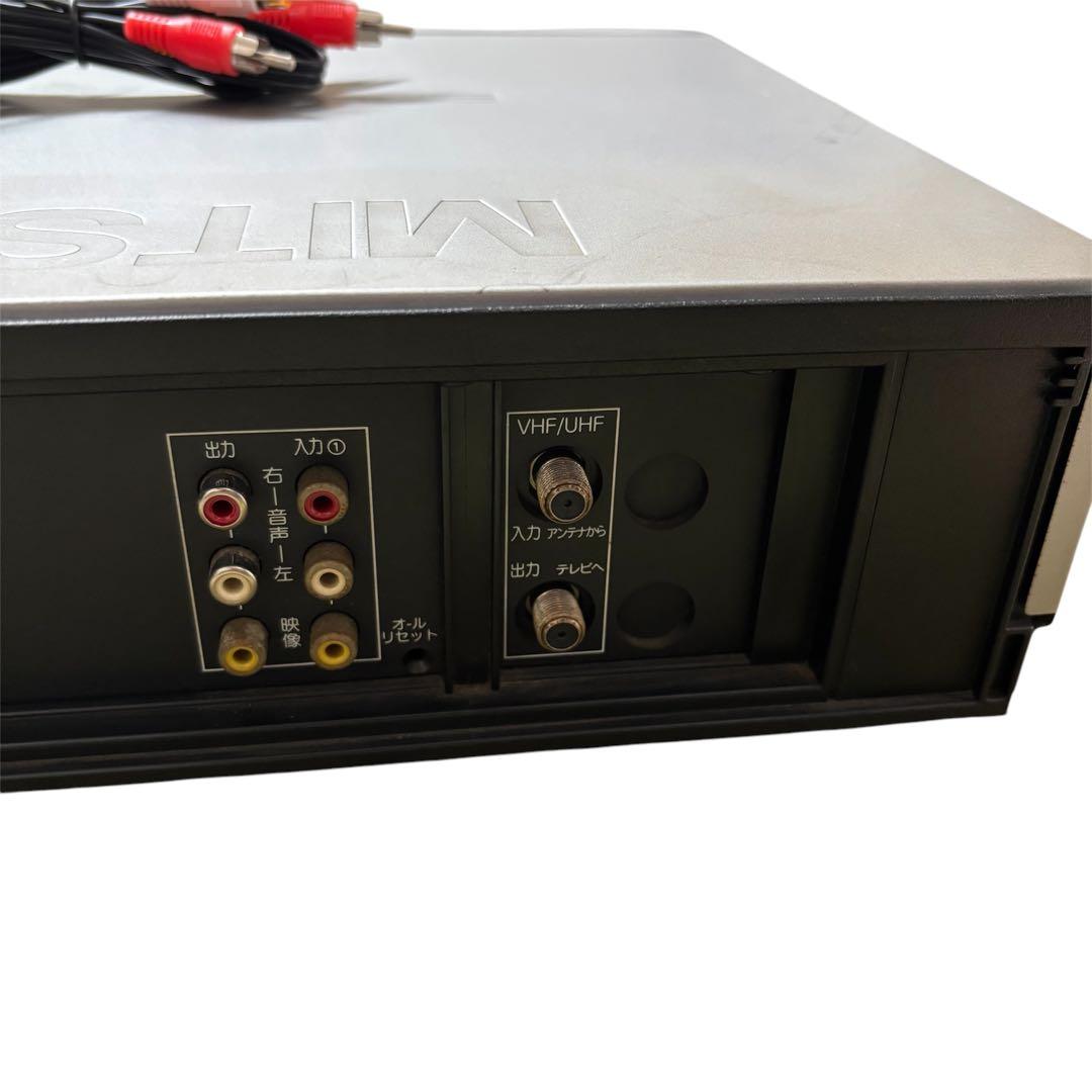 三菱　S-VHSビデオデッキ HV-E500 動作品　リモコン欠品