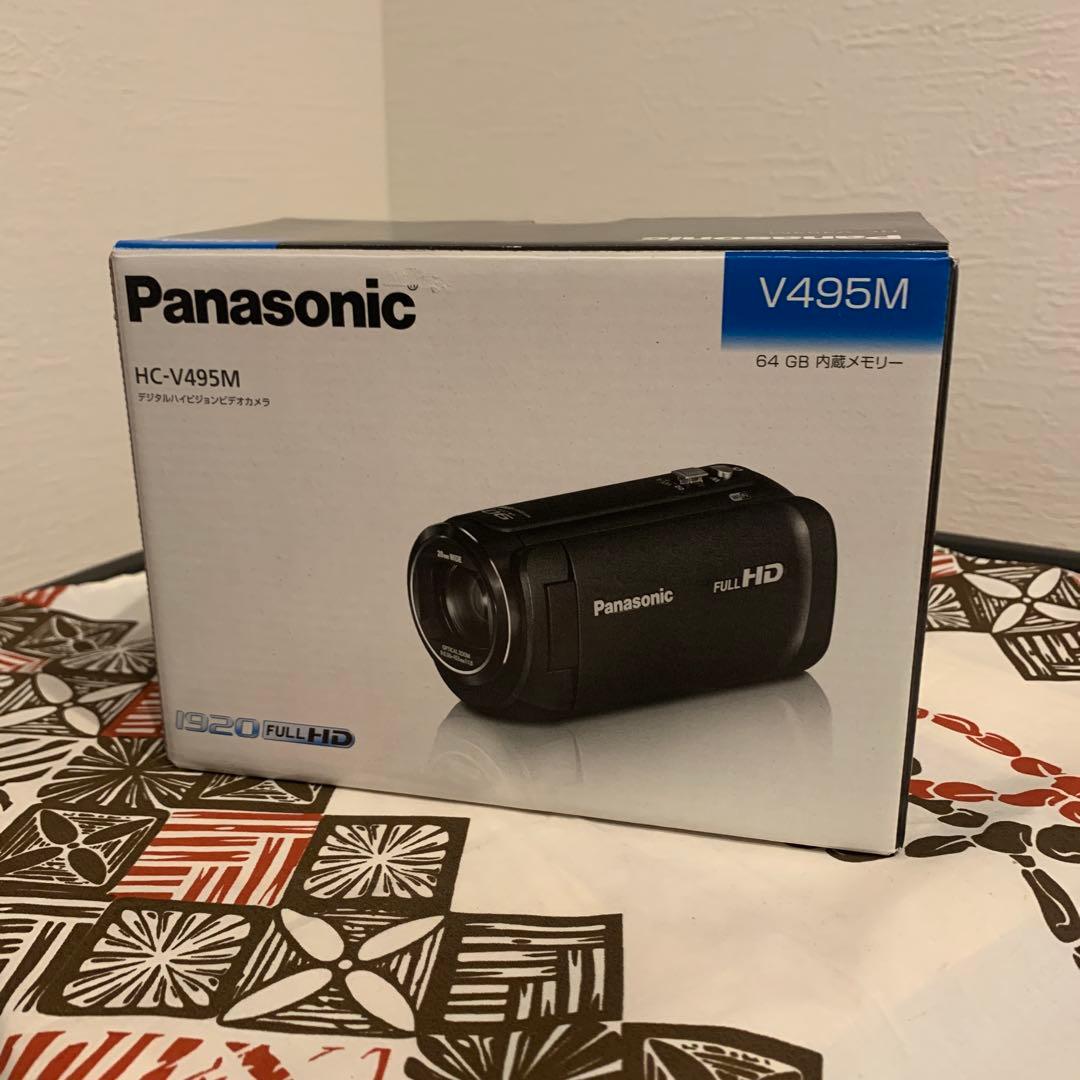 【新品】Panasonic HC-V495M ビデオカメラ 本体