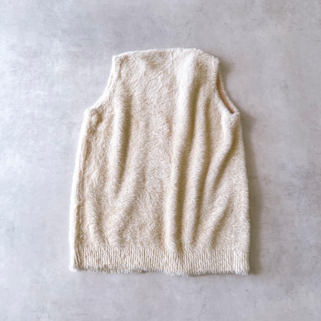 TOMORROWLAND ふわふわ ファーベスト 羽織り F トゥモローランド