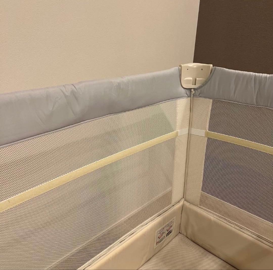 アップリカ ココネル エアープラス AB ベビーベッド マットレス付き