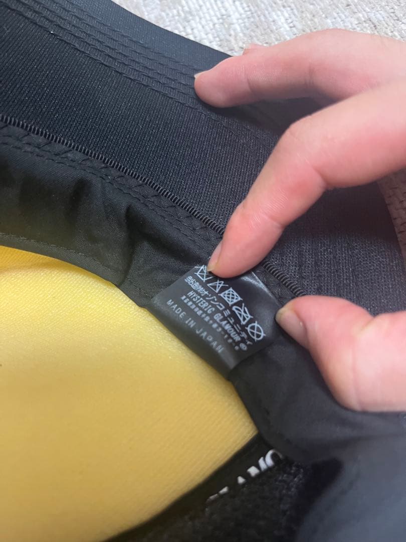 HYSTERIC GLAMOUR トラッカーキャップ ホワイト/ブラック