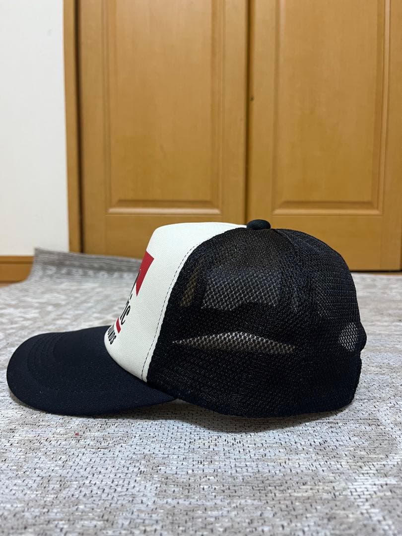 HYSTERIC GLAMOUR トラッカーキャップ ホワイト/ブラック