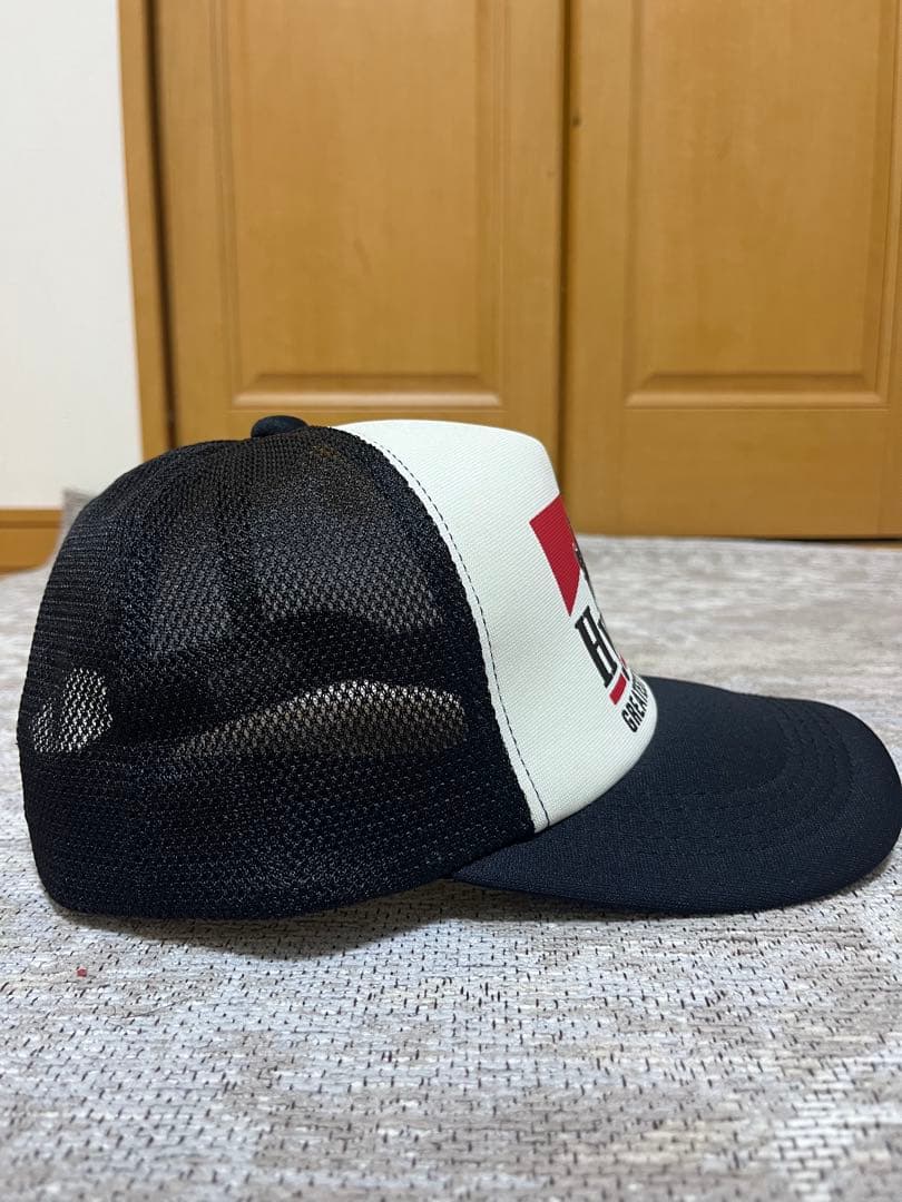 HYSTERIC GLAMOUR トラッカーキャップ ホワイト/ブラック