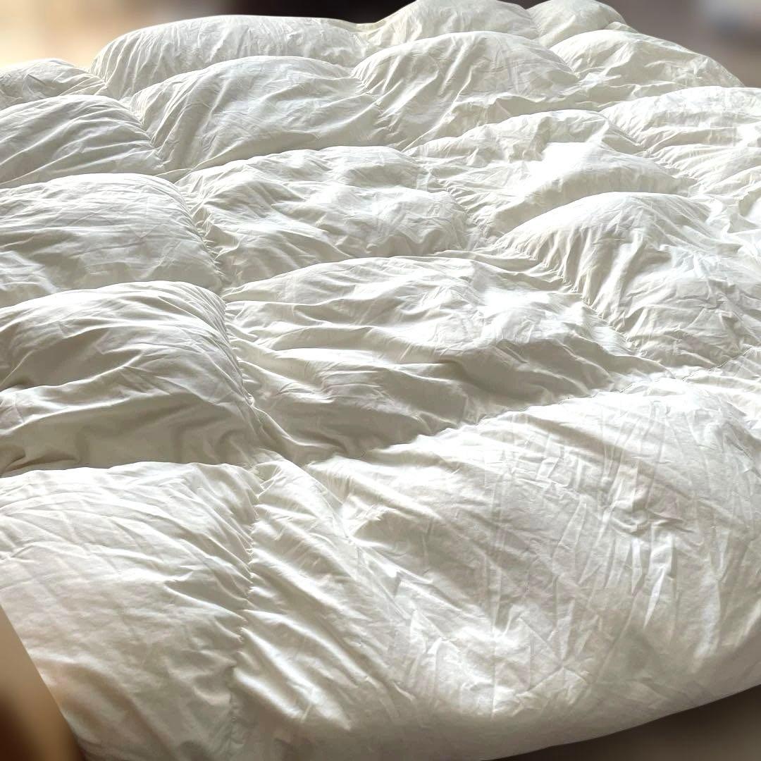 ニトリ　羽毛掛け布団　ダブルサイズ　掛け布団ダブル用カバー付き