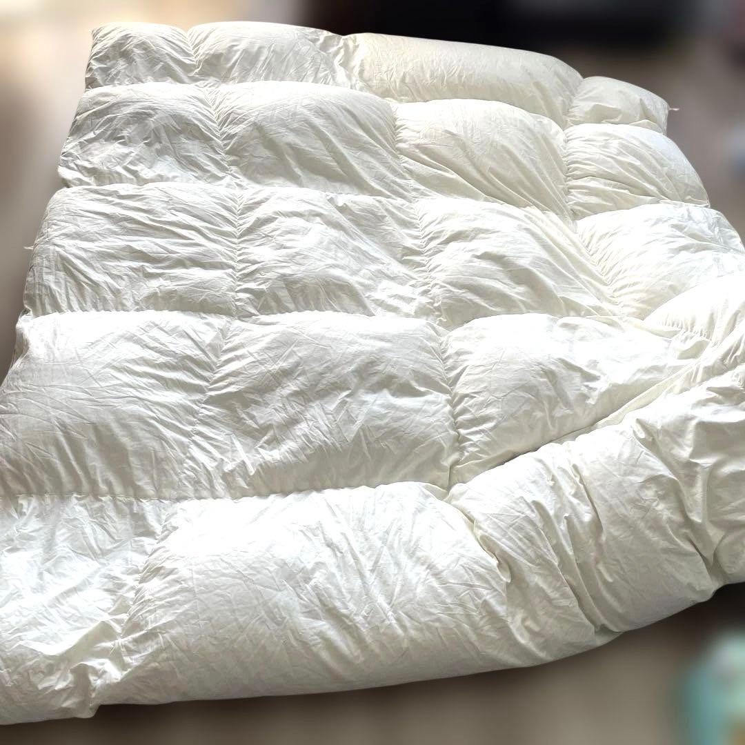 ニトリ　羽毛掛け布団　ダブルサイズ　掛け布団ダブル用カバー付き