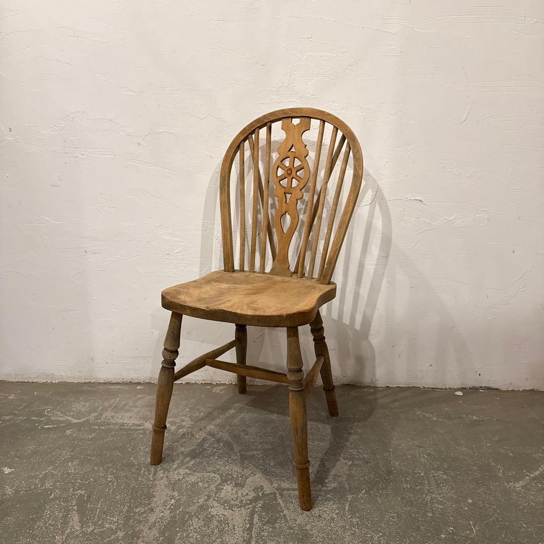 M’s　ヴィンテージ　ダイニングチェア　カフェチェア　剥離　3