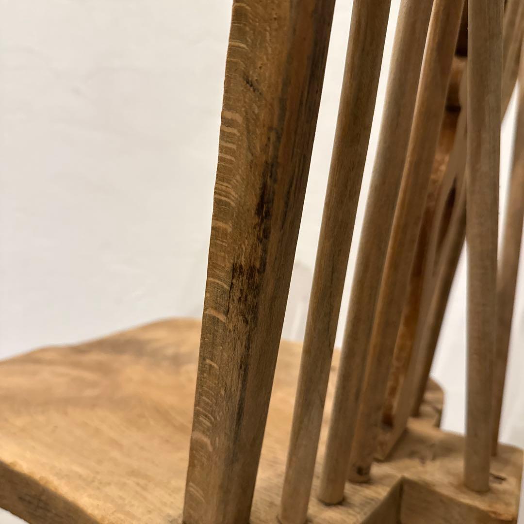 M’s　ヴィンテージ　ダイニングチェア　カフェチェア　剥離　3