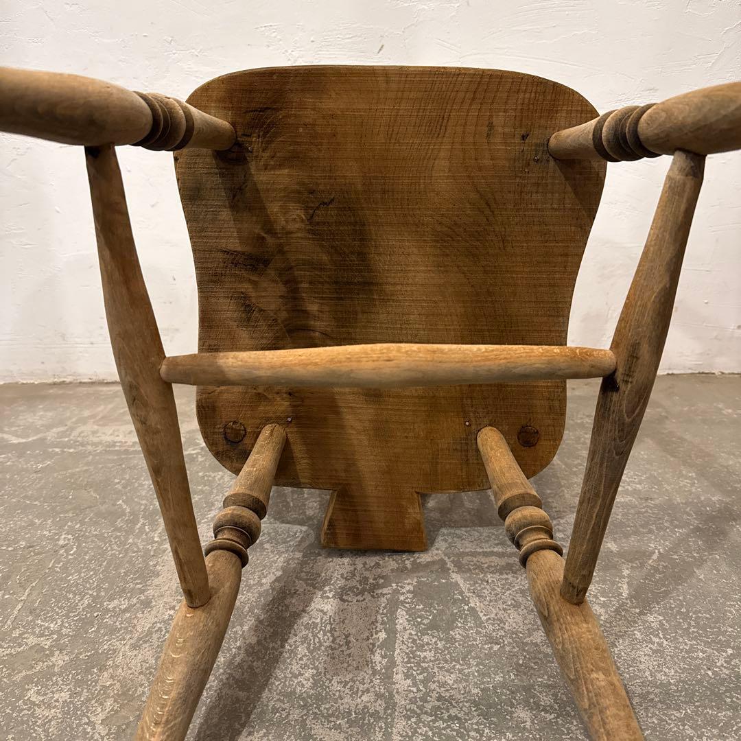 M’s　ヴィンテージ　ダイニングチェア　カフェチェア　剥離　3