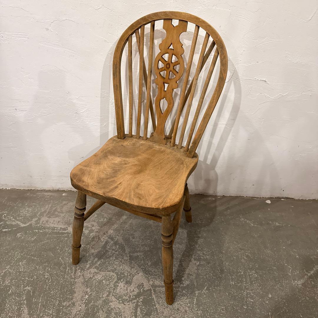 M’s　ヴィンテージ　ダイニングチェア　カフェチェア　剥離　3