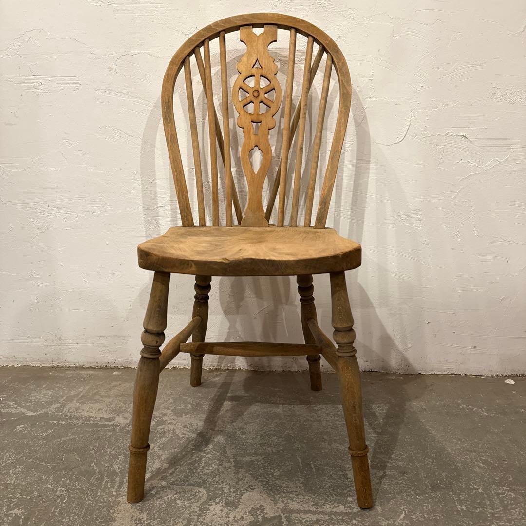 M’s　ヴィンテージ　ダイニングチェア　カフェチェア　剥離　3