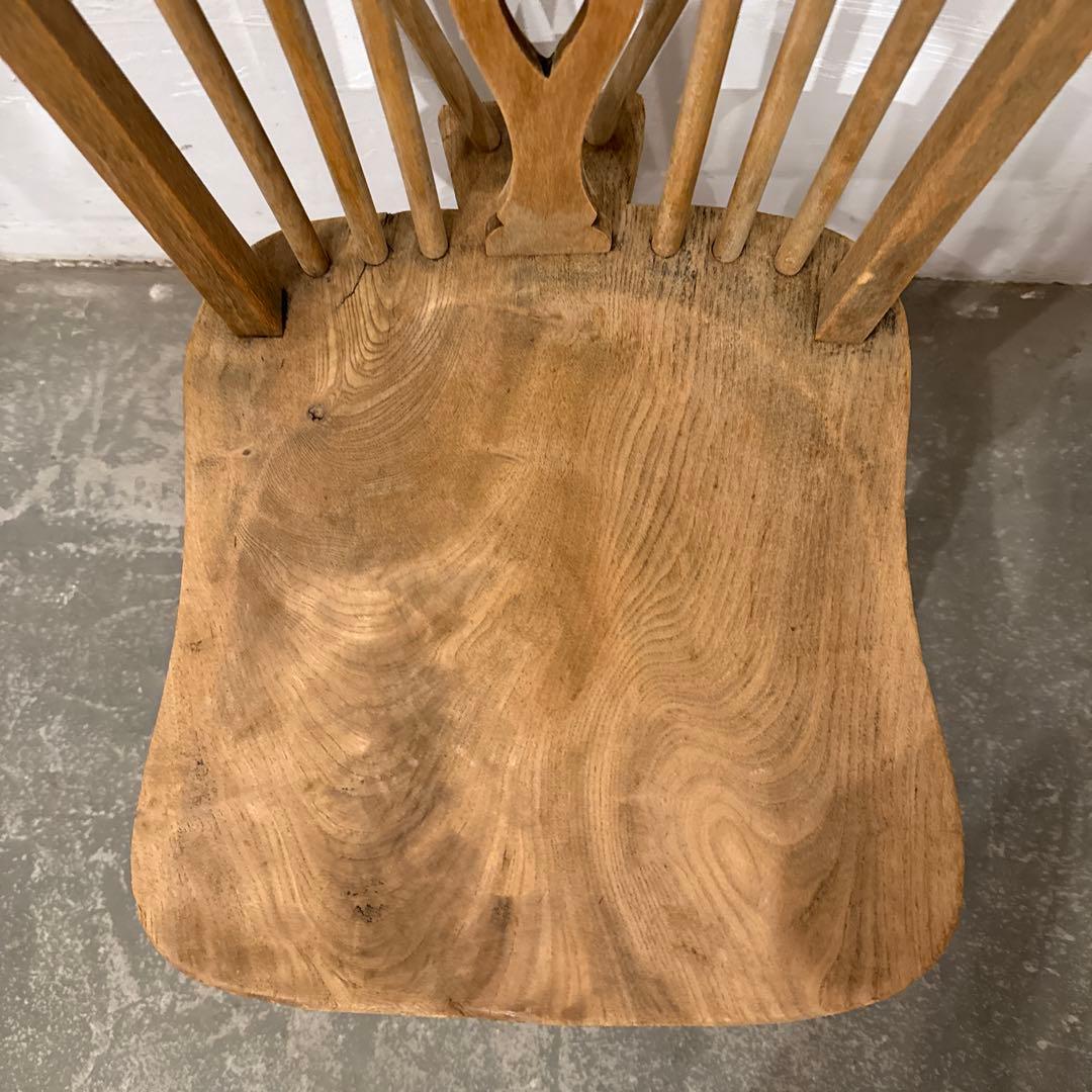 M’s　ヴィンテージ　ダイニングチェア　カフェチェア　剥離　3