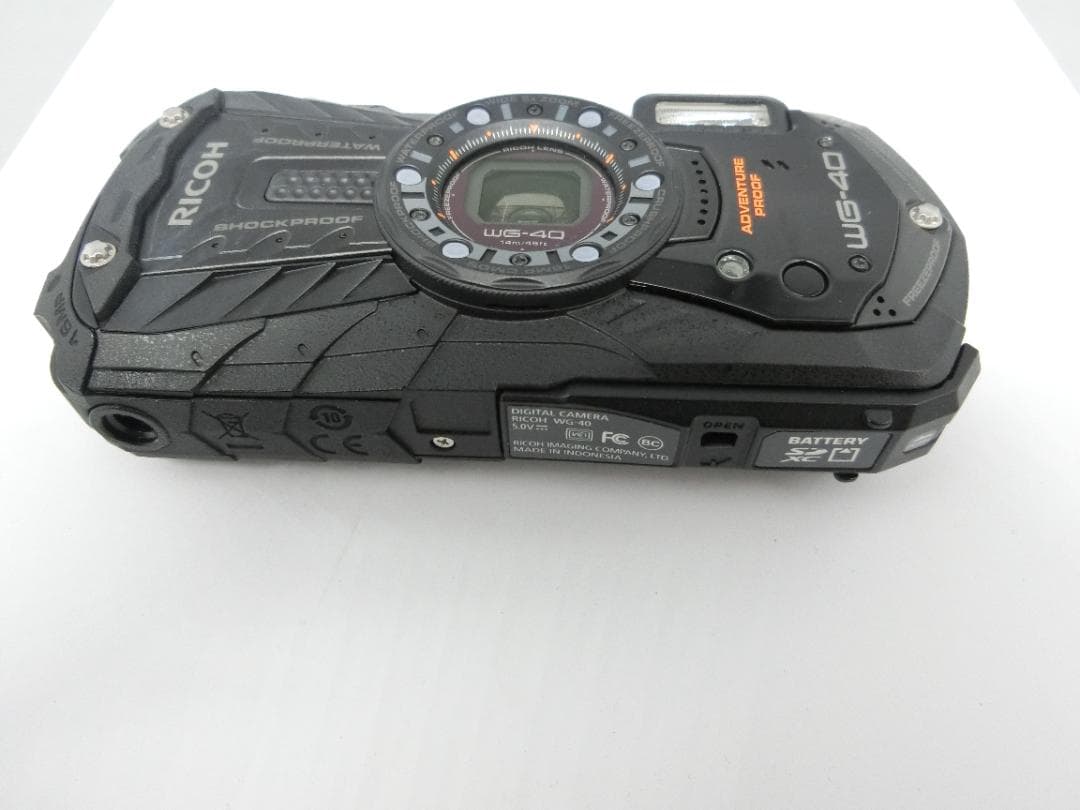 RICOH WG-40 防水デジタルカメラ　ブラック