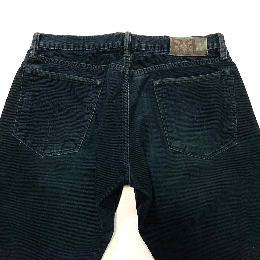 6582 RRL コーデュロイパンツ　USA製　ブラック　ボタンフライ