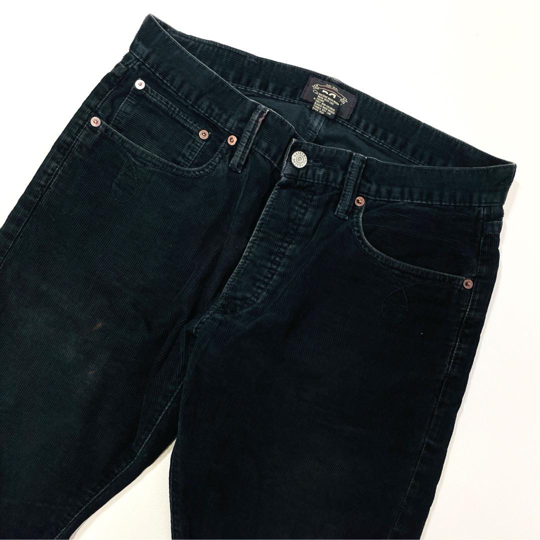 6582 RRL コーデュロイパンツ　USA製　ブラック　ボタンフライ
