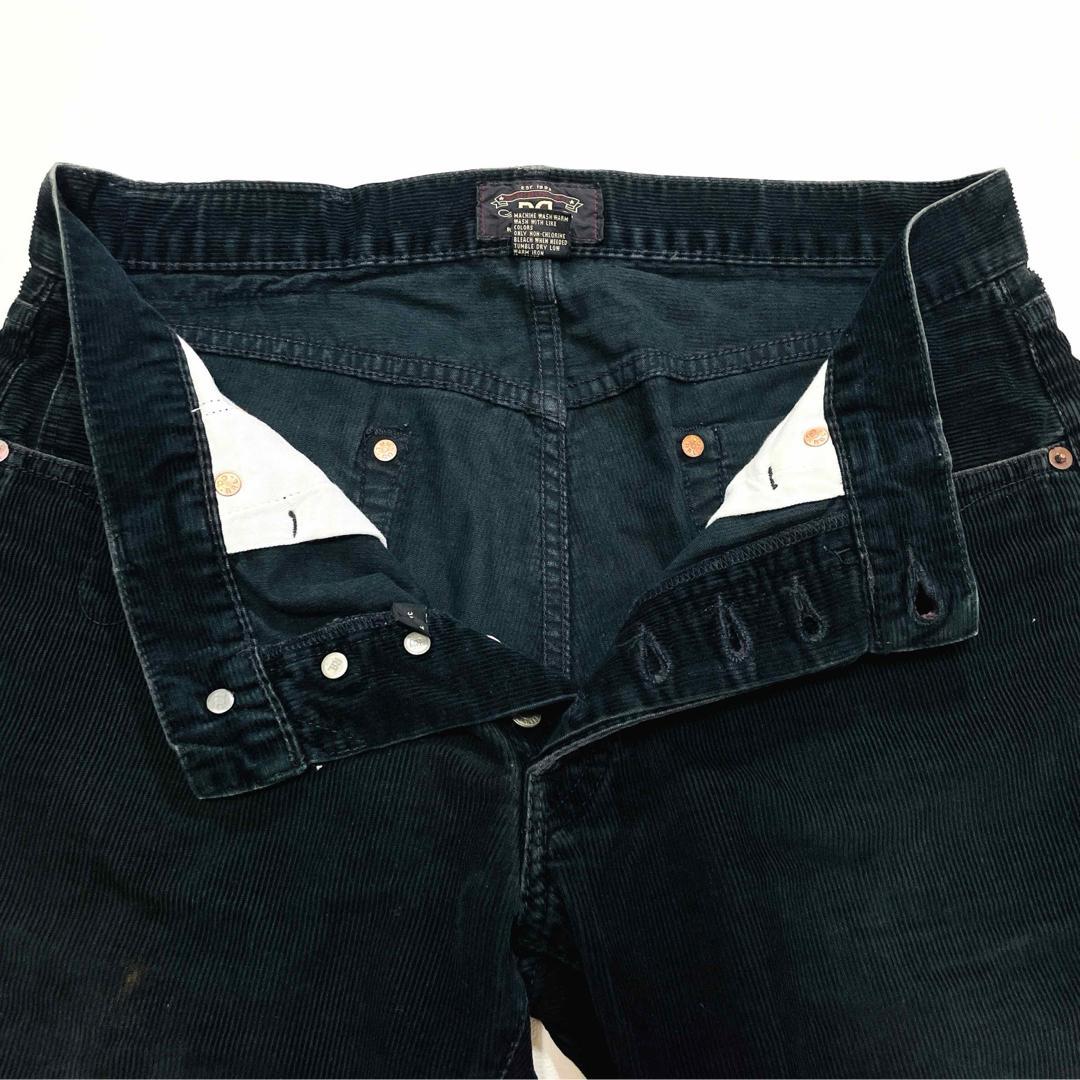 6582 RRL コーデュロイパンツ　USA製　ブラック　ボタンフライ