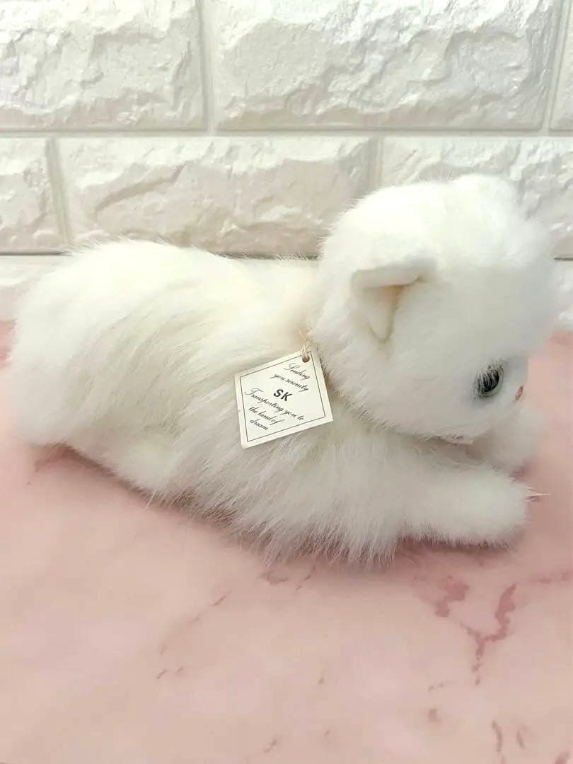 ねこ　ぬいぐるみ　タグ付き　四季オリジナルぬいぐるみ　日本製　ペルシャネコ　猫