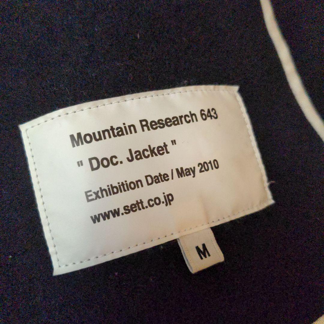 マウンテンリサーチ　ブラック テーラードジャケット M