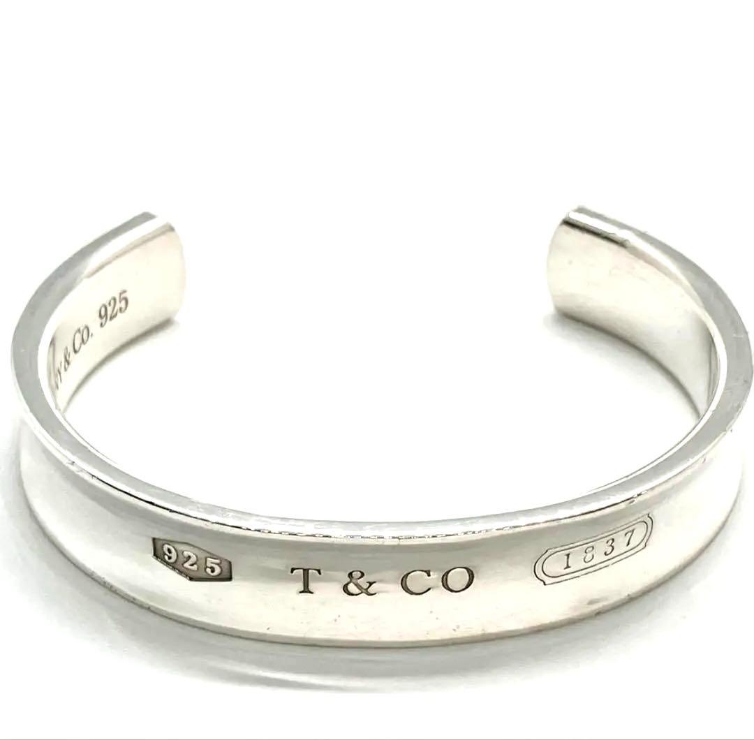 あ*ー様 美品✨ティファニー 1837 ナロー カフ 925シルバー バングル