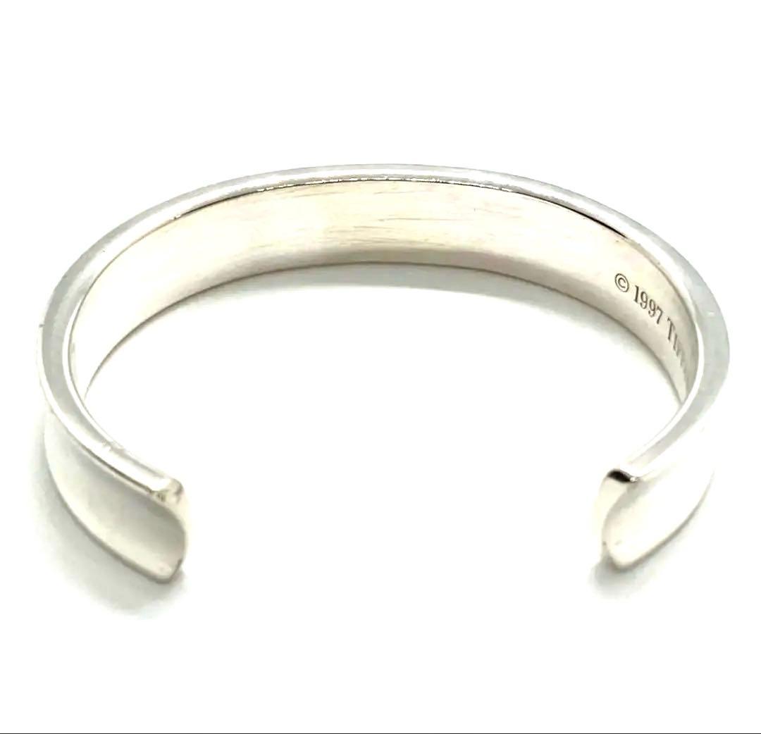 あ*ー様 美品✨ティファニー 1837 ナロー カフ 925シルバー バングル