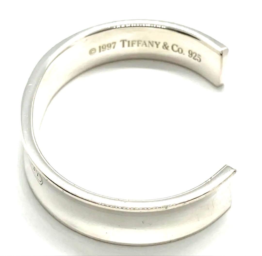 あ*ー様 美品✨ティファニー 1837 ナロー カフ 925シルバー バングル