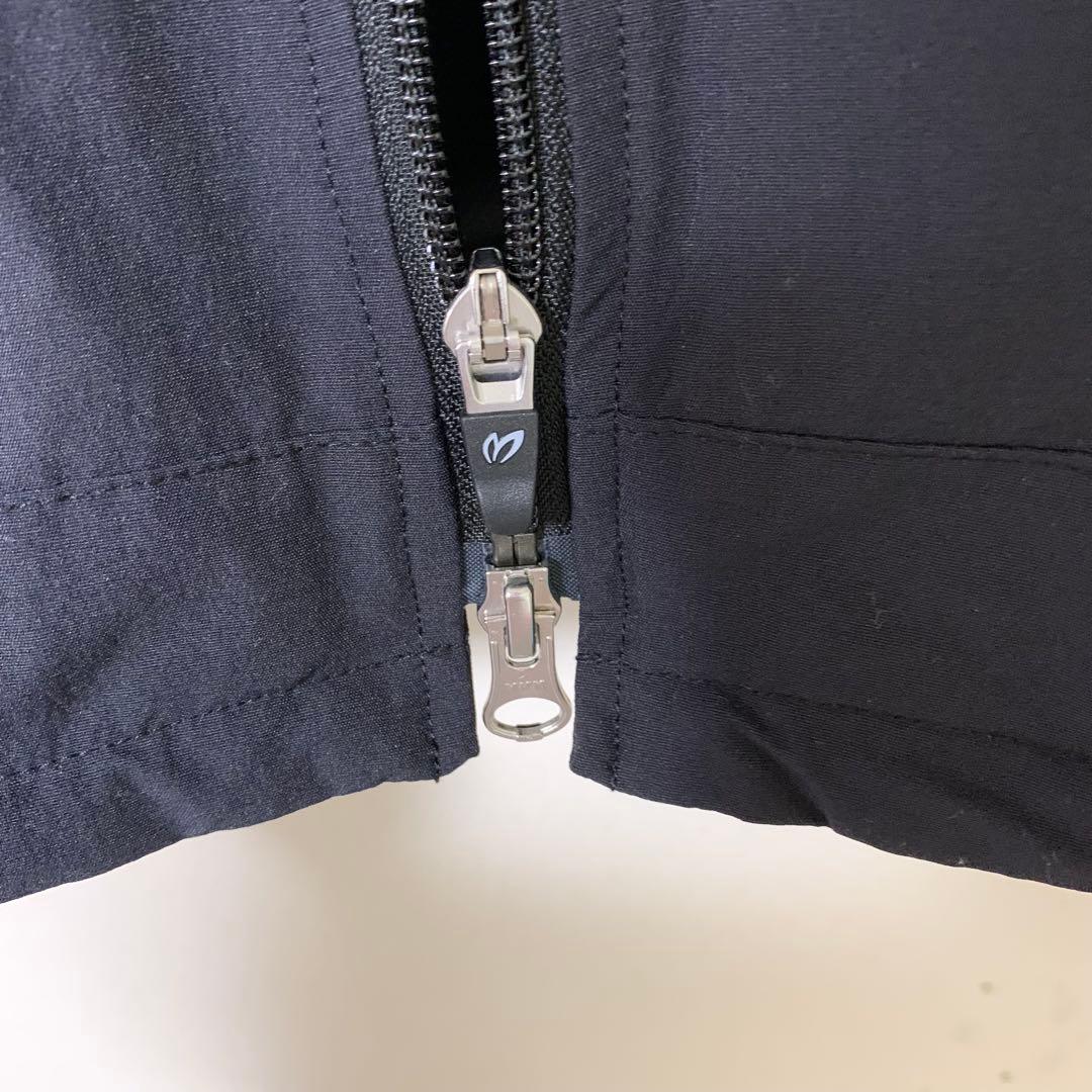 マスターバニーエディションMBE ブラック ロゴラインブルゾン　ゴルフジャケット