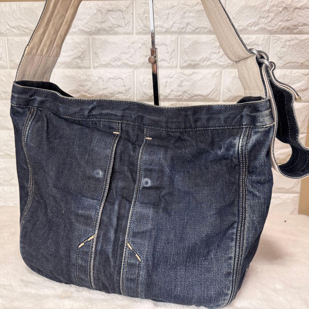 ポーター　吉田カバン　デニムショルダーバッグ　Sanforized